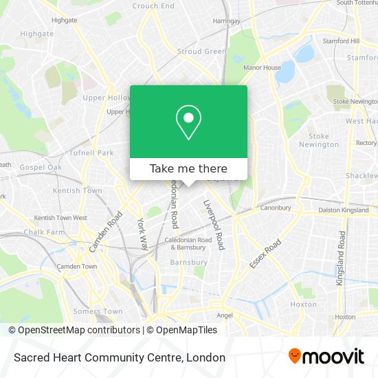 Sacred Heart Community Centre map