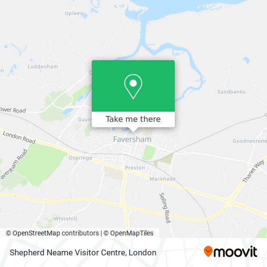 Shepherd Neame Visitor Centre map
