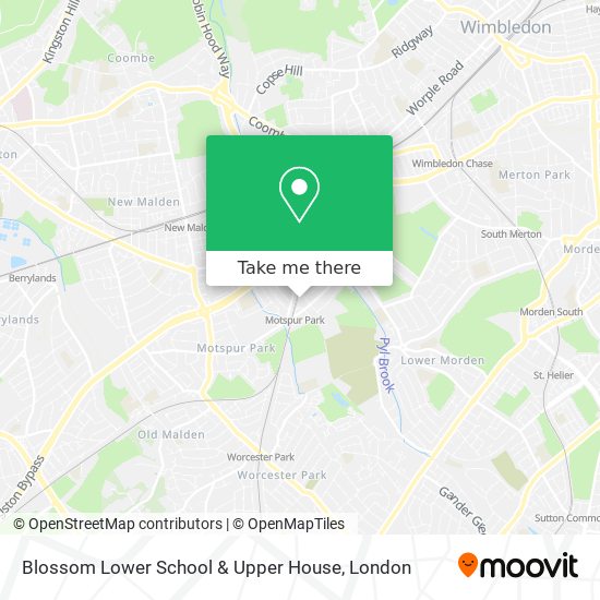 Blossom Lower School & Upper House map