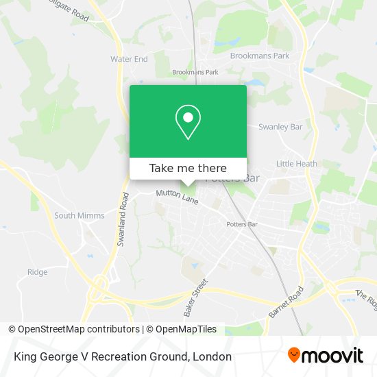 King George V Recreation Ground map