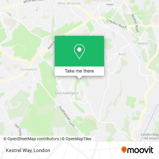 Kestrel Way map