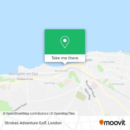 Strokes Adventure Golf map