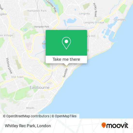 Whitley Rec Park map