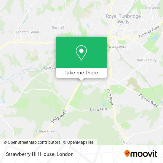 Strawberry Hill House map
