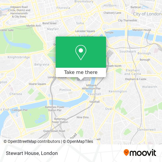 Stewart House map