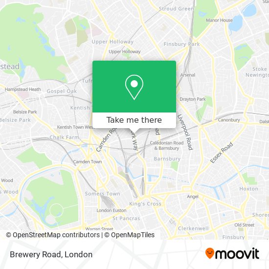 Brewery Road map