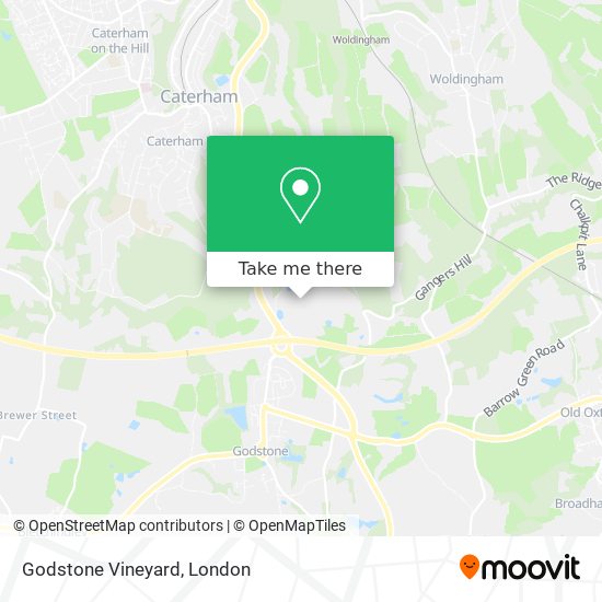Godstone Vineyard map