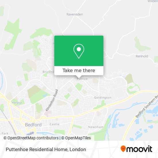 Puttenhoe Residential Home map