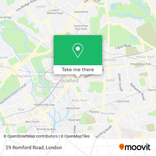 29 Romford Road map