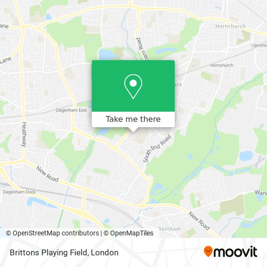 Brittons Playing Field map