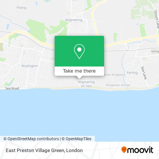 East Preston Village Green map