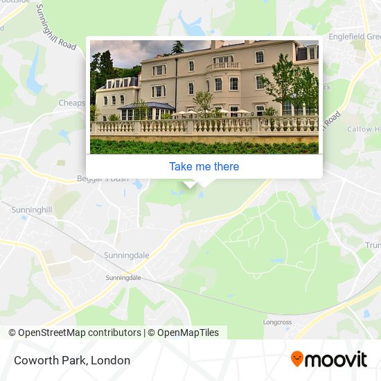 Coworth Park map