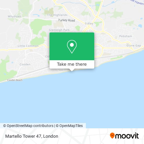 Martello Tower 47 map