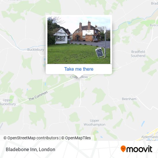 Bladebone Inn map