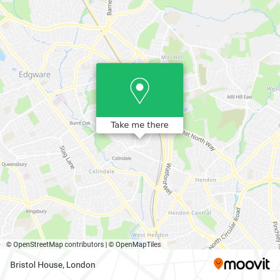 Bristol House map