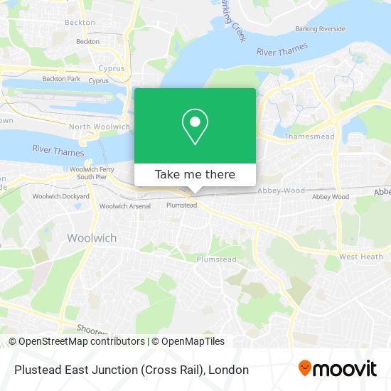 Plustead East Junction (Cross Rail) map