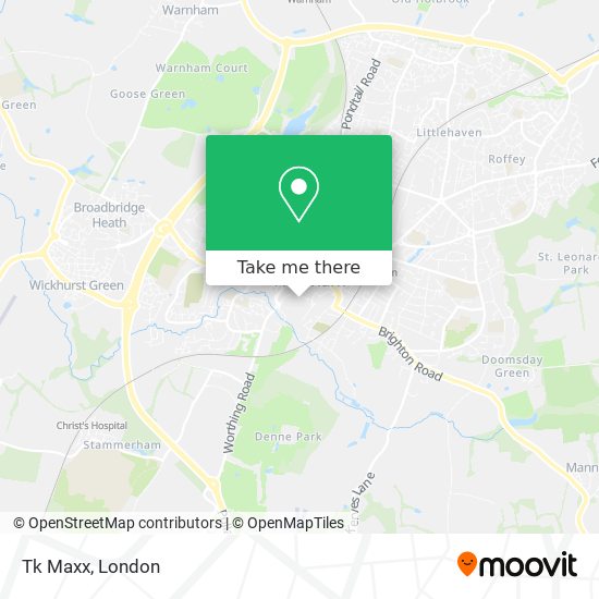 Tk Maxx map
