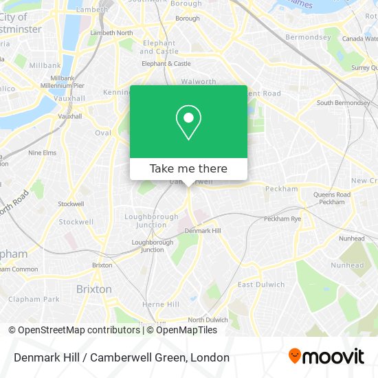 Denmark Hill / Camberwell Green map