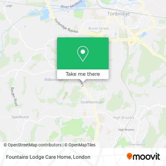 Fountains Lodge Care Home map
