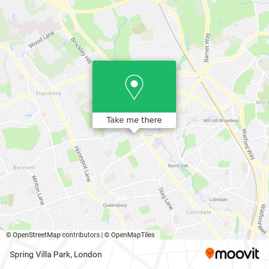 Spring Villa Park map
