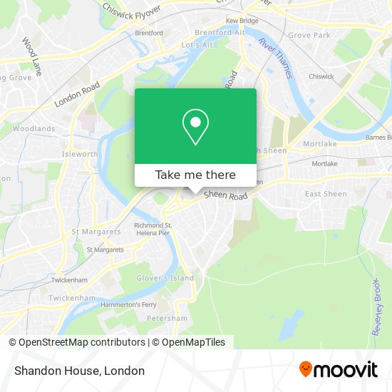Shandon House map