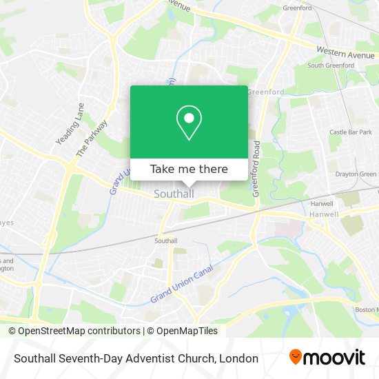 Southall Seventh-Day Adventist Church map