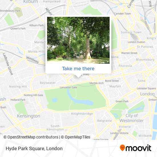 Hyde Park Square map