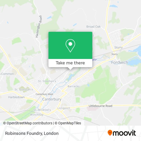 Robinsons Foundry map