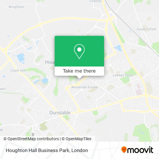 Houghton Hall Business Park map