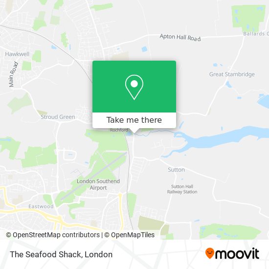 The Seafood Shack map