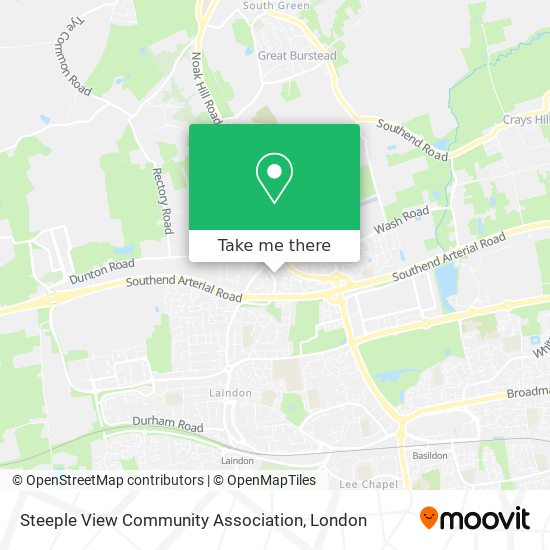 Steeple View Community Association map