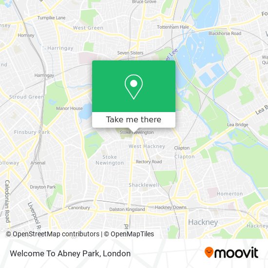 Welcome To Abney Park map