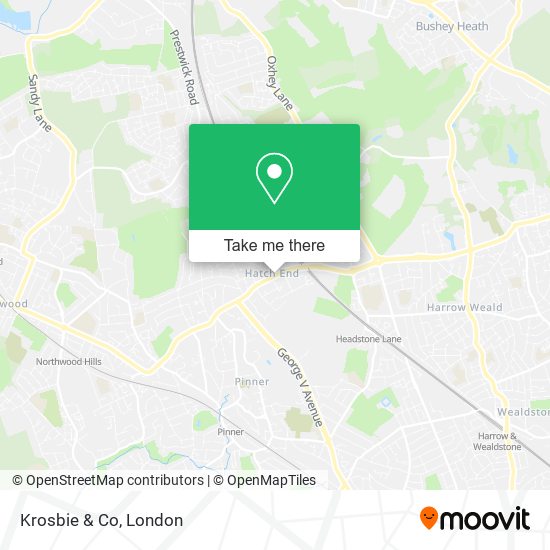 Krosbie & Co map