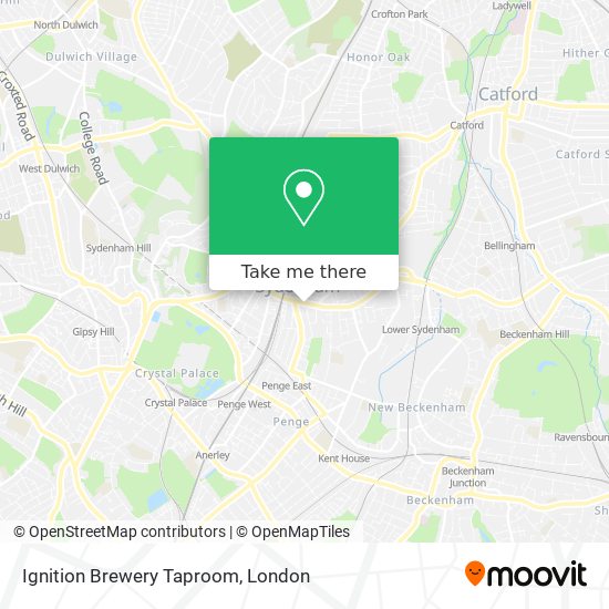 Ignition Brewery Taproom map