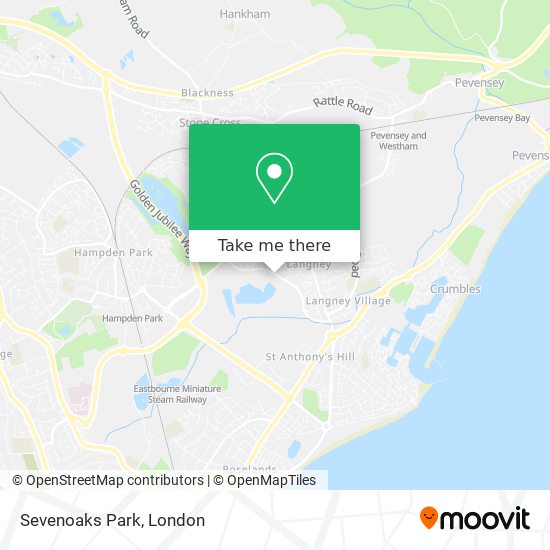 Sevenoaks Park map
