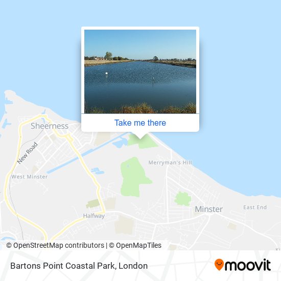 Bartons Point Coastal Park map