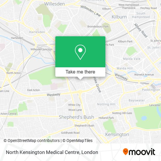 North Kensington Medical Centre map