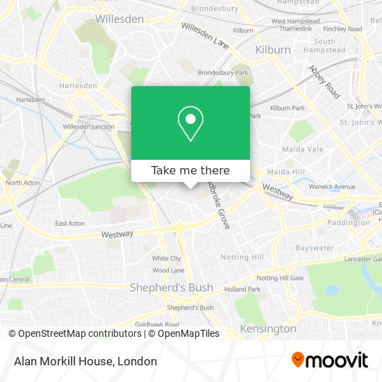 Alan Morkill House map