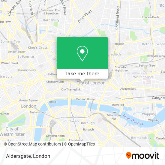 Aldersgate map