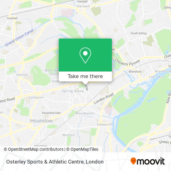 Osterley Sports & Athletic Centre map