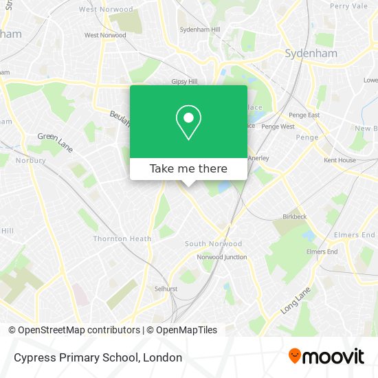 Cypress Primary School map