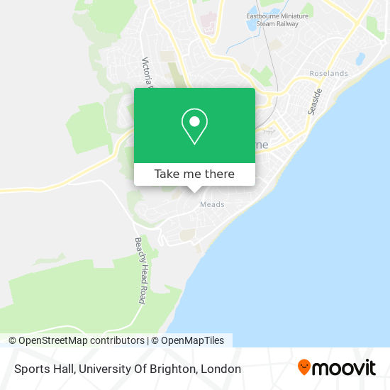 Sports Hall, University Of Brighton map