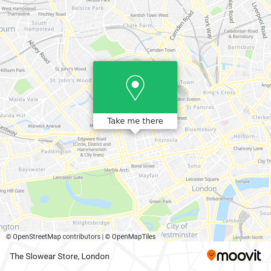 The Slowear Store map