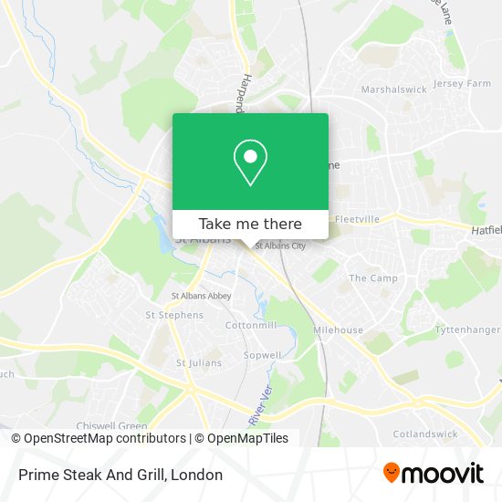 Prime Steak And Grill map