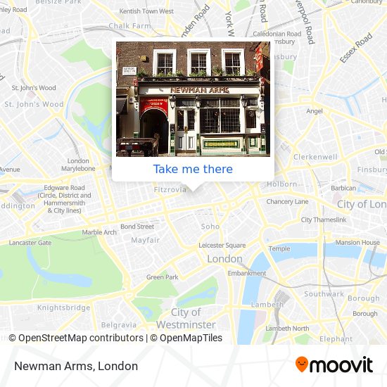 Newman Arms map