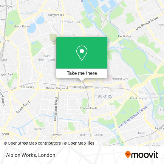 Albion Works map
