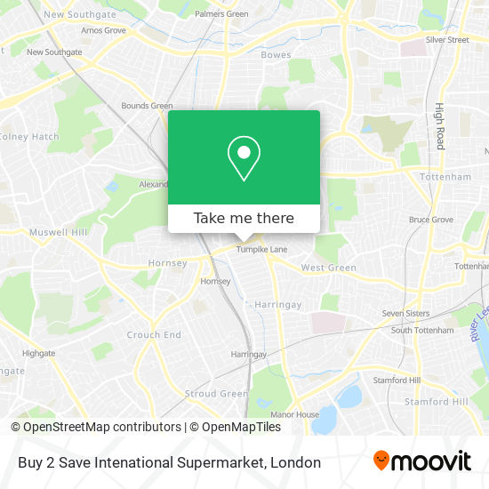 Buy 2 Save Intenational Supermarket map