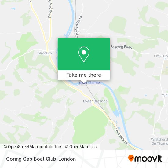 Goring Gap Boat Club map