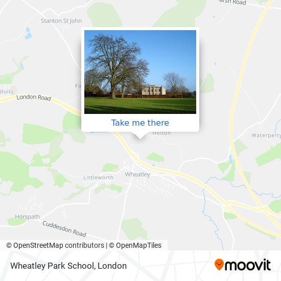 Wheatley Park School map