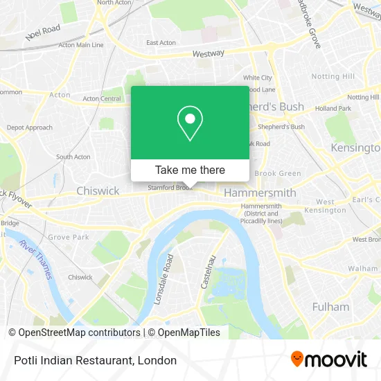 Potli Indian Restaurant map